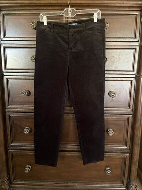 Old Navy Black Velvet Pixie Pants